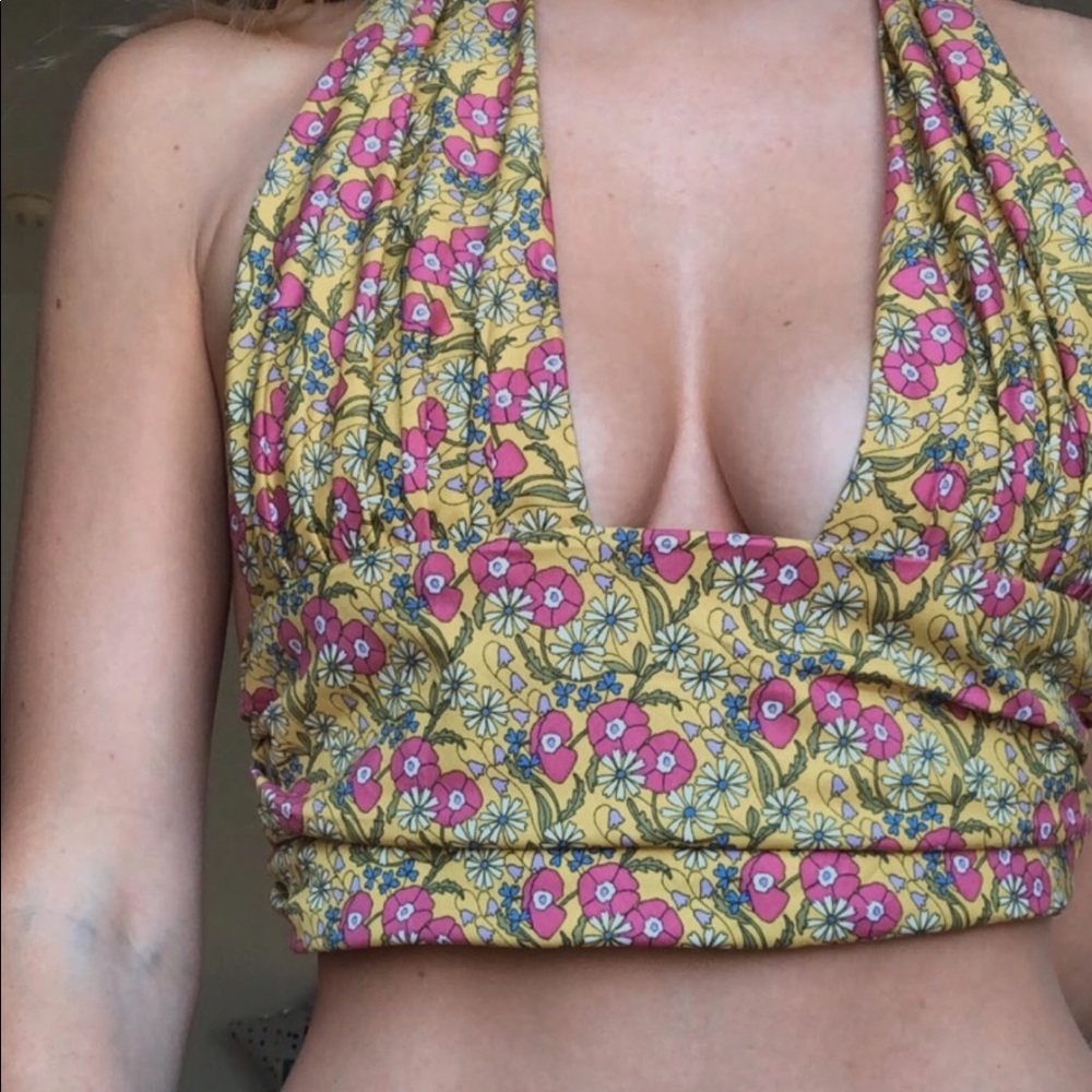Floral Halter Top